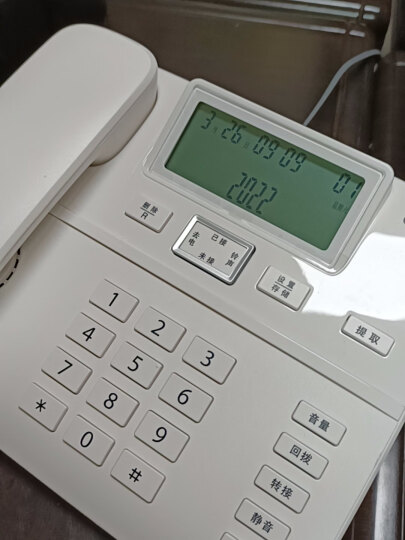 集怡嘉(Gigaset)原西门子品牌 电话机座机 固定电话 办公家用 双接口 免电池 一年质保 DA260白色 晒单图
