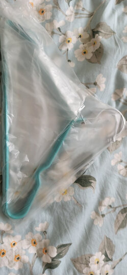 佳佰 衣架 儿童衣架小号宝宝晒衣架婴儿晾衣架挂钩小孩挂衣架防滑衣撑干湿两用衣架 30CM肩宽绿色5支装 2H005 晒单图