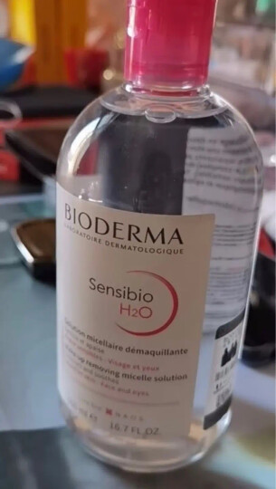 贝德玛（BIODERMA）舒妍洁肤液明星同款卸妆水粉水500ml护肤品敏肌女神节礼物 晒单图