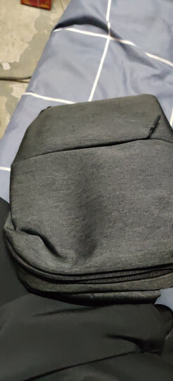 小米（MI）多功能都市休闲胸包 男单肩包斜跨包 可容纳7英寸平板电脑 浅灰色 晒单图