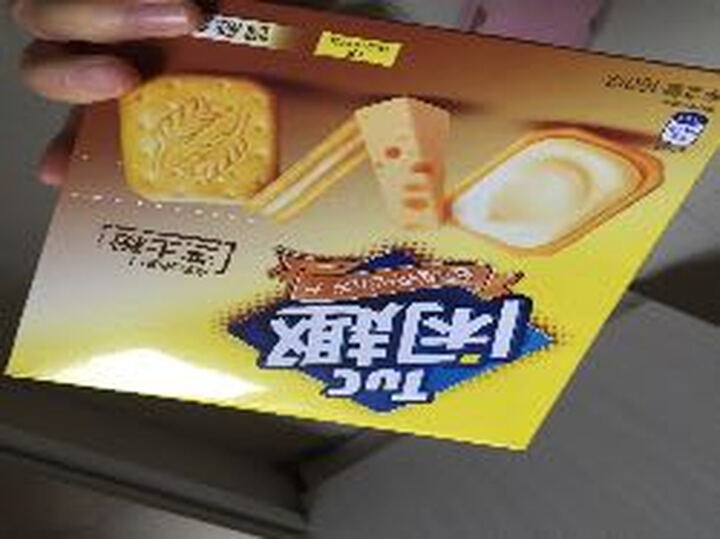 闲趣轻柔夹心饼干雪融芝士口味160g(新老包装随机发货) 晒单图