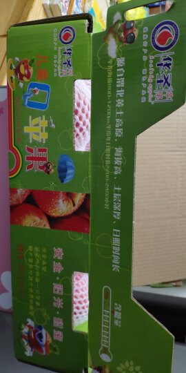 华圣 陕西洛川红富士苹果12粒 净重4.2斤 一级铂金果 单果160g-180g 生鲜 新鲜水果 晒单图