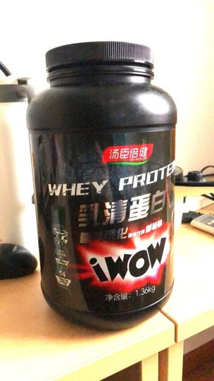 汤臣倍健 乳清蛋白粉营养强化固体饮料1360g(香草味)3磅 增肌粉 瘦人瘦子增肌粉营养健身蛋白质粉 晒单图