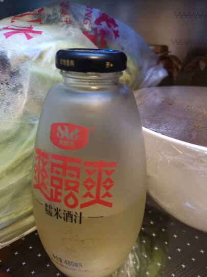 爽露爽  醪糟 米酒 糯米酒汁 甜酒酿 480ml 晒单图