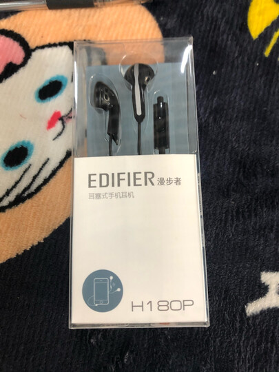 漫步者(EDIFIER) H180P 手机耳机 立体声耳塞 兼容性强 可通话 摩卡黑 晒单图