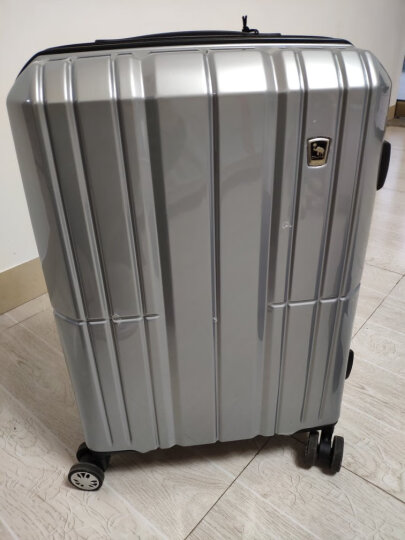 爱华仕（OIWAS）万向轮学生行李箱男 德国拜耳PC旅行密码箱 登机箱6176 商务拉杆箱 20英寸粉红色 晒单图