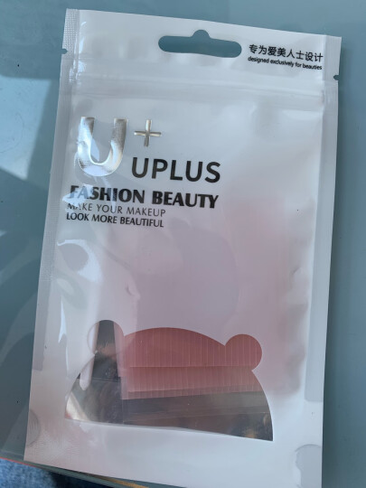 优家（UPLUS）自然隐形双眼皮贴纤维条200条（100回 送推送棒 黏性好易上妆长久不脱 大容量易携带） 晒单图