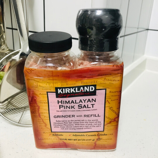 Kirkland Signature 美国原装进口 柯克兰 玫瑰粉盐 喜马拉雅粉盐 新版玫瑰粉盐2.27kg*1（粉状） 晒单图