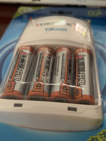 南孚5号充电电池2粒 镍氢耐用型1600mAh 附充电器 适用于玩具车/血压计/挂钟/鼠标键盘等 AA 晒单图