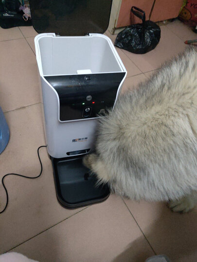 憨憨乐园 宠物狗狗自动喂食器狗猫咪定时喂食机犬猫碗猫盆狗食盆用品机器人款4L 晒单图