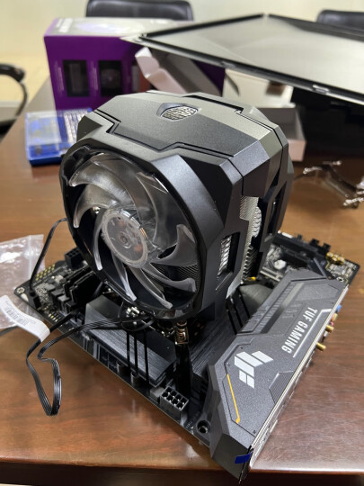 酷冷至尊(Cooler Master)暴雪T610P 风冷散热器(支持多平台/6热管/12CM双风扇/RGB灯效/电脑组件) 晒单图