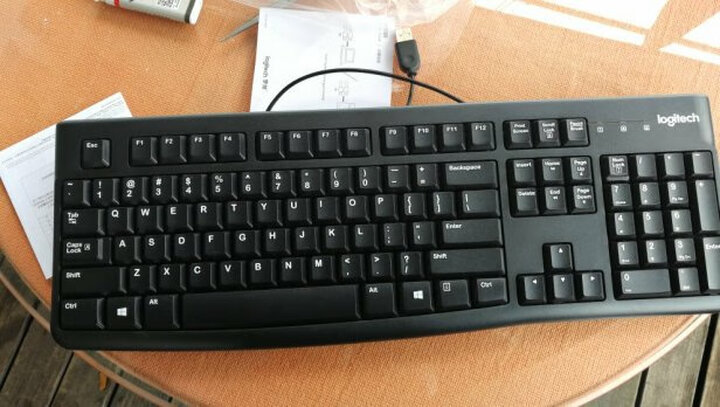 罗技(Logitech)MK120 键鼠套装 有线键鼠套装 办公键鼠套装 电脑键盘 笔记本键盘 联想全尺寸 黑色 晒单图