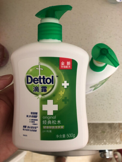 滴露Dettol健康抑菌洗手液植物呵护500g 抑菌99.9%  晒单图