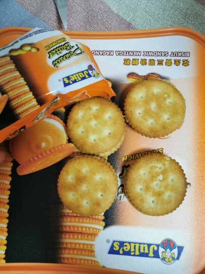 茱蒂丝（Julie's）马来西亚进口纯花生酱三明治饼干礼盒休闲零食540g/盒 晒单图