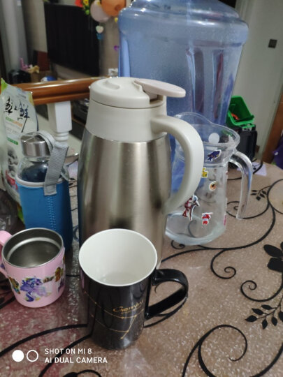 BUDINGCIYI 十二星座马克杯带盖勺牛奶杯家用陶瓷杯子男女士情侣水杯咖啡杯 狮子座（黑） 晒单图