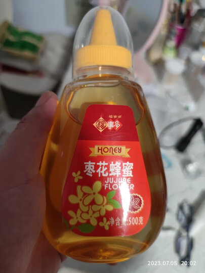 福事多枣花蜂蜜500g 瓶装液态蜜 蜂蜜 送礼礼品早餐牛奶麦片代餐伴侣 晒单图