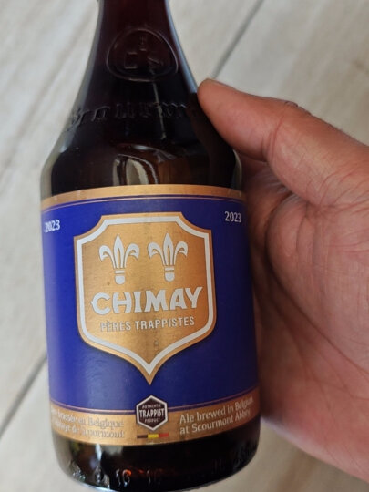 智美（Chimay）蓝帽啤酒 修道士精酿 啤酒 330ml*6瓶 比利时进口 春日出游 晒单图