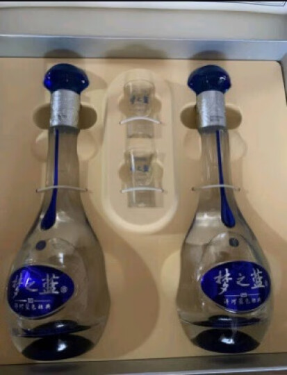 洋河梦之蓝M3  52度 500ml*2瓶 礼盒装 绵柔浓香型白酒 晒单图