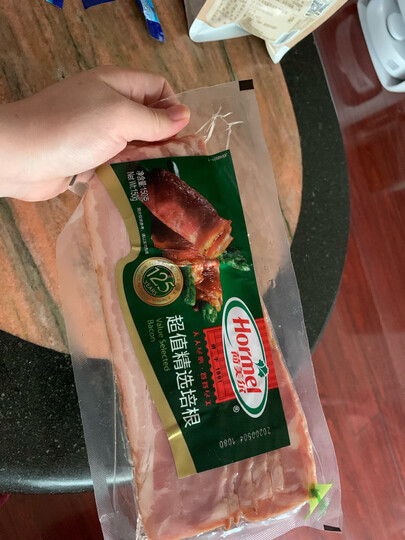荷美尔(Hormel)招牌匠心生熏腹肉培根120g/袋 冷冻培根片早餐火锅西餐烧烤食材(2件起售) 晒单图