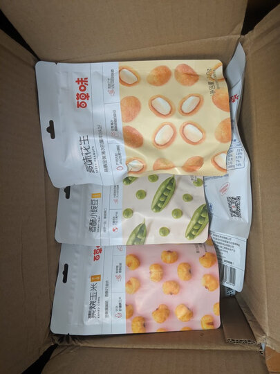 300减220_百草味 小米锅巴80g 休闲零食特产小吃香脆食品 MJ 麻辣味 晒单图