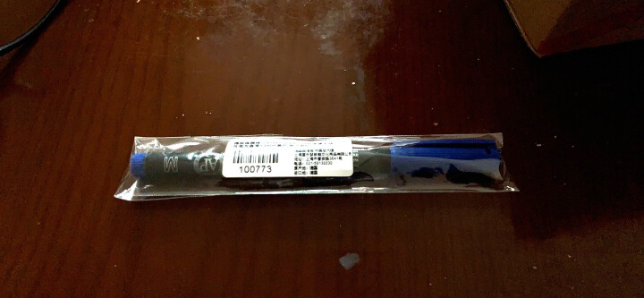 德国施德楼（STAEDTLER）记号笔速干油性笔光盘笔1.0mm 蓝色 单支装M317-3 晒单图
