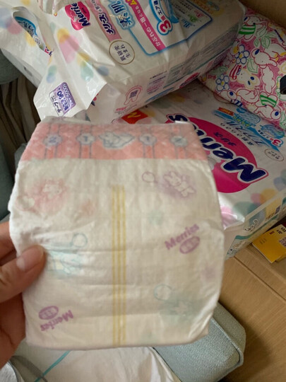 花王妙而舒Merries婴儿纸尿裤 S82片(4-8kg)小号尿不湿(日本工厂直供) 晒单图