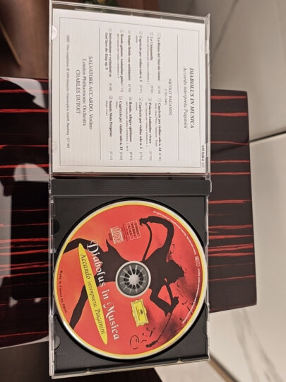 帕格尼尼 魔鬼的颤音 阿卡多 进口CD唱片 4498582 晒单图