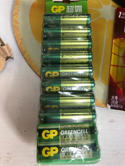 超霸(GP)1号大号碳性电池干电池20粒装 适用于燃气灶/燃气热水器/手电筒等 R20P 晒单图
