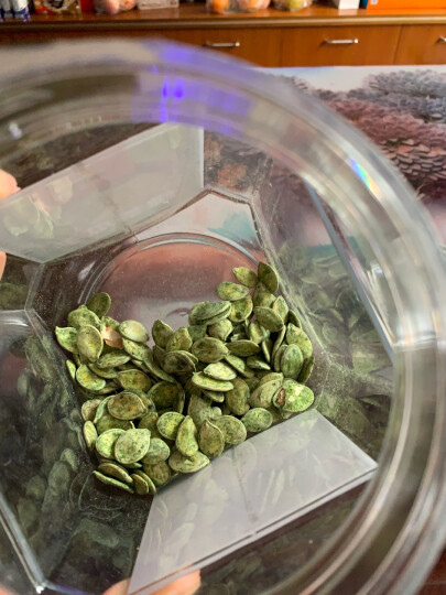 加州原野 绿茶瓜子 650g罐装 南瓜子 坚果炒货 休闲零食 晒单图