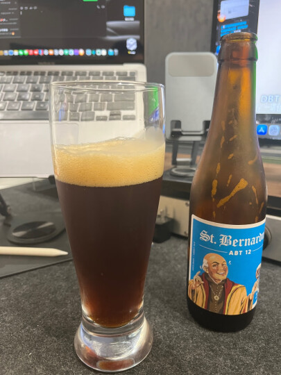 圣伯纳（StBernardus）比利时进口圣伯纳12号啤酒 修道院风格四料啤酒 330mL*6瓶 晒单图