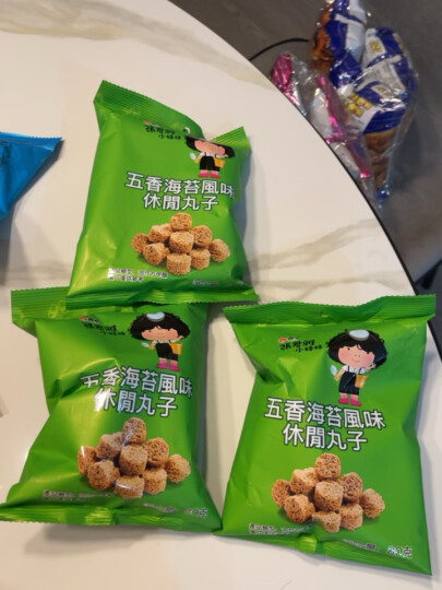 张君雅小妹妹 中国台湾 休闲丸子海苔味80g 膨化食品 方便面 晒单图