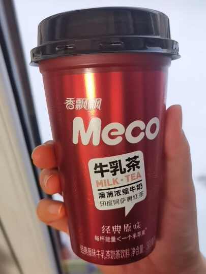 香飘飘 Meco牛乳茶 牛奶撞红茶饮料 300ml 6杯 液体即饮奶茶礼盒装 晒单图