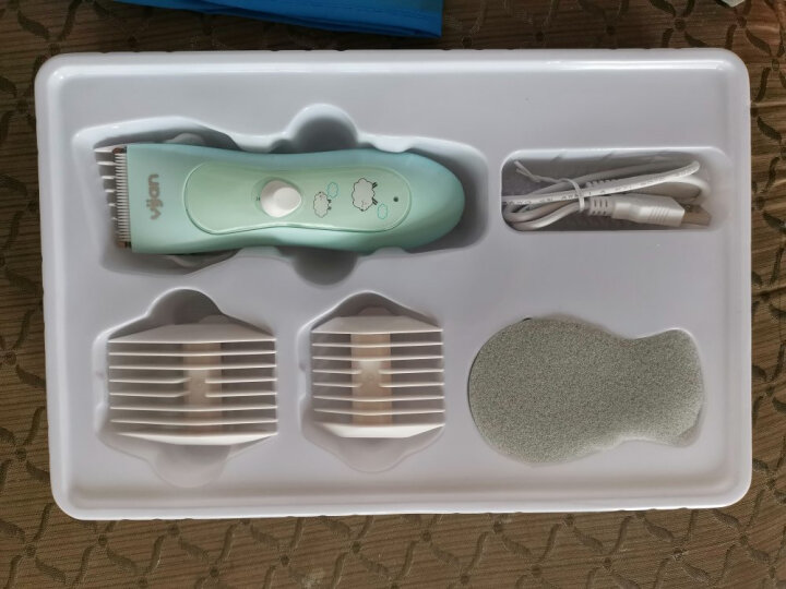 易简（yijan）婴儿理发器宝宝剃头器儿童理发器新生儿电推子自理神器HK500A 晒单图
