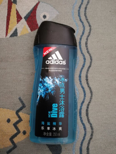 阿迪达斯(Adidas)男士洗护二合一运动后舒缓香波沐浴露400ml 持久留香控油清凉爽肤 晒单图
