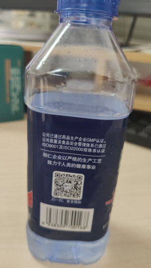 名仁 苏打水饮料无糖无汽弱碱性添加葡萄糖酸锌375ml*24瓶/箱 整箱装 晒单图