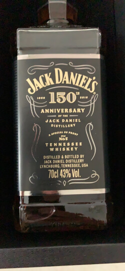 杰克丹尼（Jack Daniel`s）洋酒 150周年纪念款美国田纳西州威士忌进口洋酒礼盒700ml 晒单图