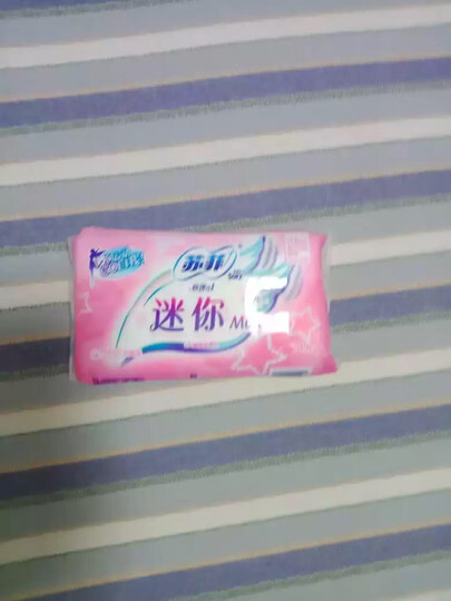苏菲Sofy 弹力贴身棉柔超柔软瞬吸日用迷你卫生巾175mm 14片 (新老包装随机发货) 晒单图