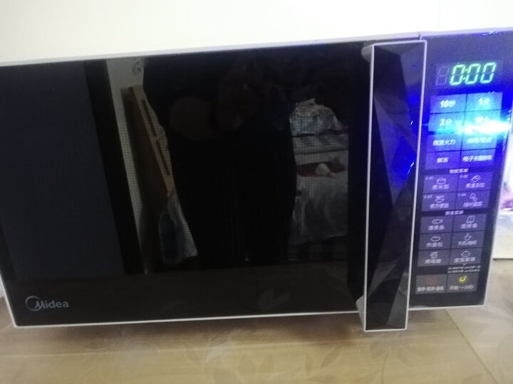 美的(Midea)M3-L233B银色 多功能家用微波炉 光波烧烤电烤箱一体机 智能湿度感应 大平板均匀加热 20升 晒单图