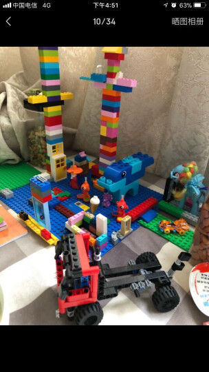 乐高(LEGO)积木 经典创意Classic拼砌师创意箱4-99岁 10703 儿童玩具 男孩女孩情人节礼物 晒单图