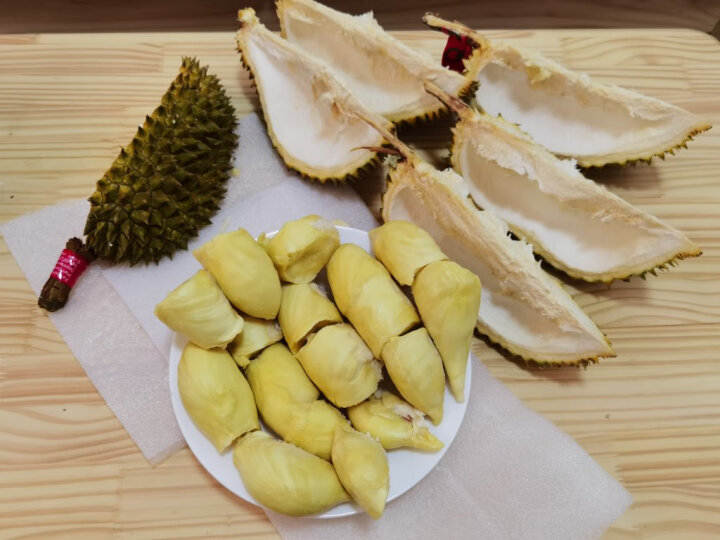 泰国进口金枕头榴莲 新鲜榴莲水果生鲜2.5-3.5kg 晒单图
