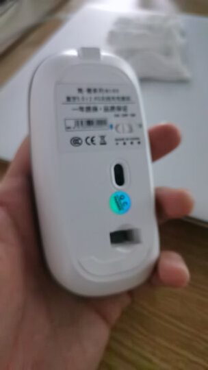 前行者蓝牙双模无线鼠标可充电男女生台式电脑办公家用苹果mac笔记本无限电池无声超薄可爱游戏静音 智能触控【二代蓝牙充电版】白色 晒单图