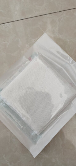 棉花朵朵 医用纱布块 医用无菌伤口敷料贴 5*7cm*50片 包扎护理婴儿口水巾脱脂纱布叠片凑单商品 晒单图