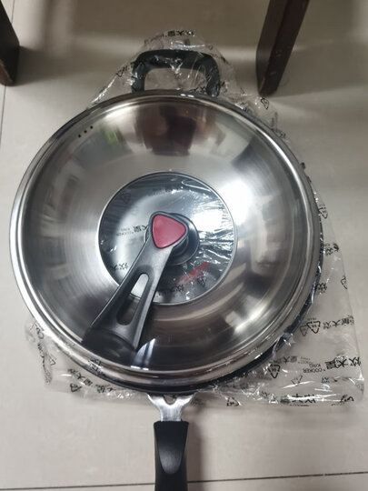炊大皇炒锅32cm铁锅无涂层铸铁炒菜锅具电磁炉燃气煤气灶明火通用C32D2 晒单图