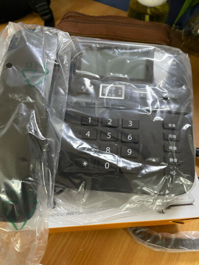 集怡嘉(Gigaset)原西门子品牌 电话机座机 固定电话 办公家用 双接口 免电池 DA260黑色 晒单图