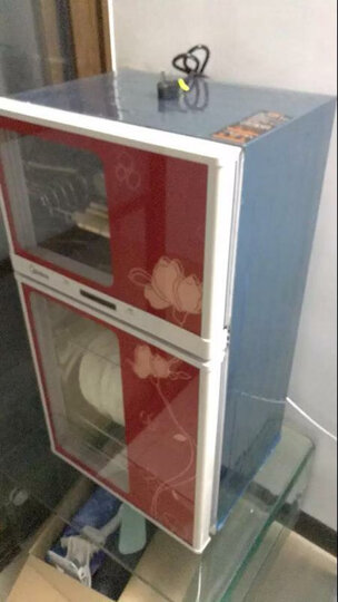 美的(Midea)消毒柜家用 碗柜 碗筷 小型 二星级 立式 80K03 晒单图