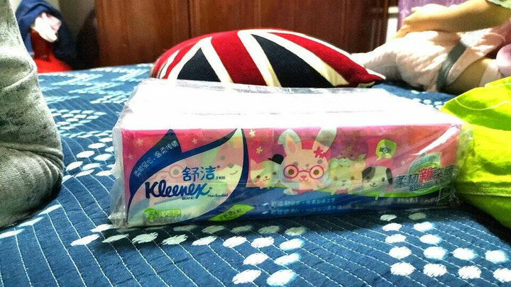 舒洁(Kleenex)手帕纸 小熊印花迷你纸巾40包装 晒单图