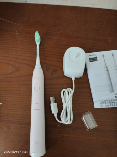 飞利浦(PHILIPS) 电动牙刷 成人声波震动牙刷 小羽刷 2种模式 温和清洁 HY1200/18 英伦绿 晒单图