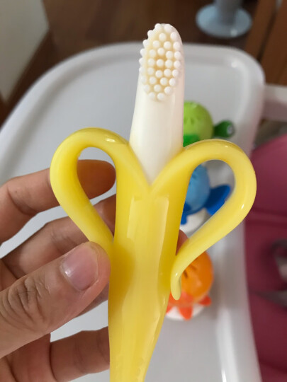 香蕉宝宝（Baby Banana）婴儿牙胶 安抚硅胶咬胶 宝宝咬咬乐玩具3-12-24个月 鲨鱼款 晒单图