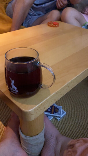  物生物（RELEA）茶杯男女士茶水分离杯玻璃杯带过滤水杯办公泡茶杯子耐高温花茶杯500ML  晒单图