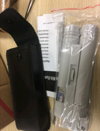 paulone 100倍带灯带刻度 双管手持显微镜 光学镜片 高倍放大镜 100倍 MG10085-1A 晒单图
